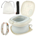 Travel Potty Seat for Toddler Portable Potty for Toddler Travel Portable Toilet Car Potty for Kids Boys Girls Foldable Potty Training Seat Potty Chair w Travel Bag 30 Garbage Bags for Camping Outdoor