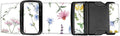 Luggage Straps for Suitcases Travel Belt Accessories, Cute Suitcase Strap, Adjustable Luggage Belt Strap, Heavy Duty with Quick-Release Buckle Luggage Strap White Beautiful Flowers