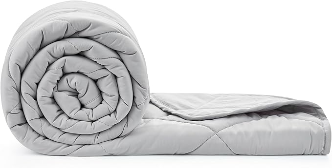 Cozy Bliss Cooling Blanket for Hot Sleepers, Q-Max 0.4 Cooling Comfort for Girls Boys, Cold Blankets for Night Sweats Sleeping, Ultra-Cool Lightweight Breathable Summer Blanket for Travel