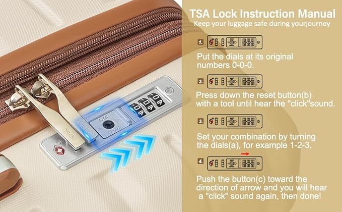 Luggage Sets 4 Piece with TSA Lock Hardside PC+ABS Carry On expandable Suitcase with Spinner Wheels Lightweight Rolling Travel Luggage Sets with YKK Zippers(Gray, 4 Piece Sets(14/20/DB/TB))
