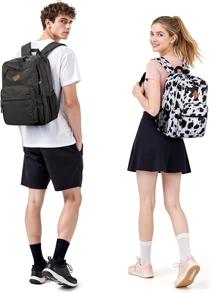 ZORFIN 26L Backpack for College, and Travel: Water Resistant Bookbag - Forge Grey
