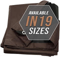 Large Waterproof Tarp - Heavy Duty 10 Mil Thick Poly Tarpaulin Ideal for Canopy Tents, Boats, RV or Pool Covers - Multipurpose Protective Tarps with Grommets for Indoor, Outdoor Use | 10' x 20' 2 Pack