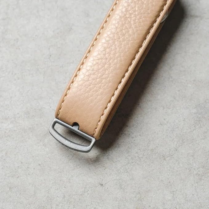 Jibbon Italian Premium Leather Key Organizer - Stylish Key Holder with Marine Grade 316 Stainless Steel, Compact EDC Keychain