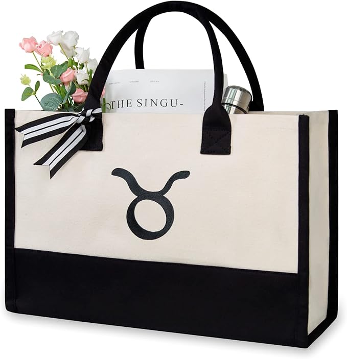TOPDesign Embroidery Constellation Canvas Bag for Women