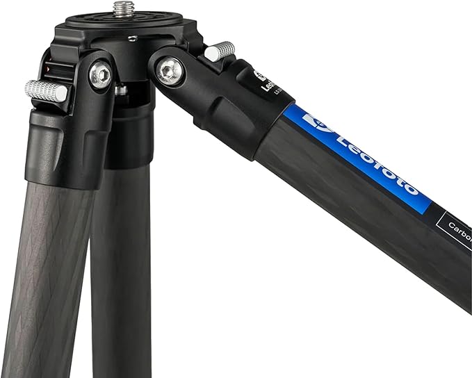 Leofoto 60" Lightweight Carbon Fiber Travel Tripod, Professional Compact Tripod for Camera DSLR Video, Max Load 44Lbs/20KG (LS-365CX)