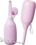 Portable Handheld Bidet Sprayer for Toilet - Unisex High-Pressure Personal Hygiene Bottle, 400ml/13.5oz Large Capacity with Quick-Fill, Collapsible & BPA-Free, Includes Wall Hook (Pink)