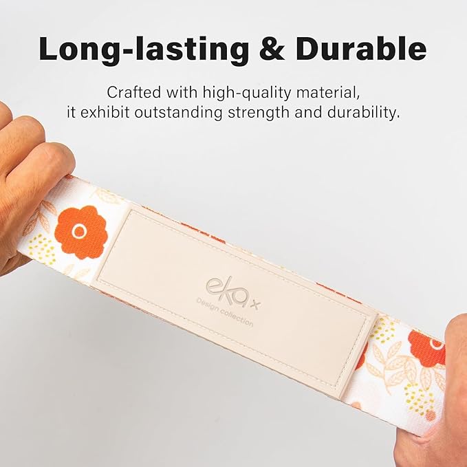 Luggage Straps for Suitcases,Adjustable Luggage Elastic Belt, Travel Essentials for Airport,Station, Vibrant Designs,(Kapok)