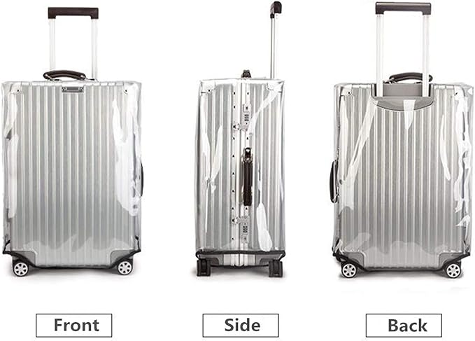 30 Inch Clear PVC Luggage Cover Protectors Suitcase Covers for Luggage Thickened suitcase protective cover for Wheeled Suitcase Suitable for 30"