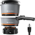 Nomad Cooking System, Electric Camping Stove 200-1000W with Pan & Pot, 120V Portable Outdoor Cooking Gear Set, Windproof Cookware for RV, EV, Overland, Vanlife, Car Camping