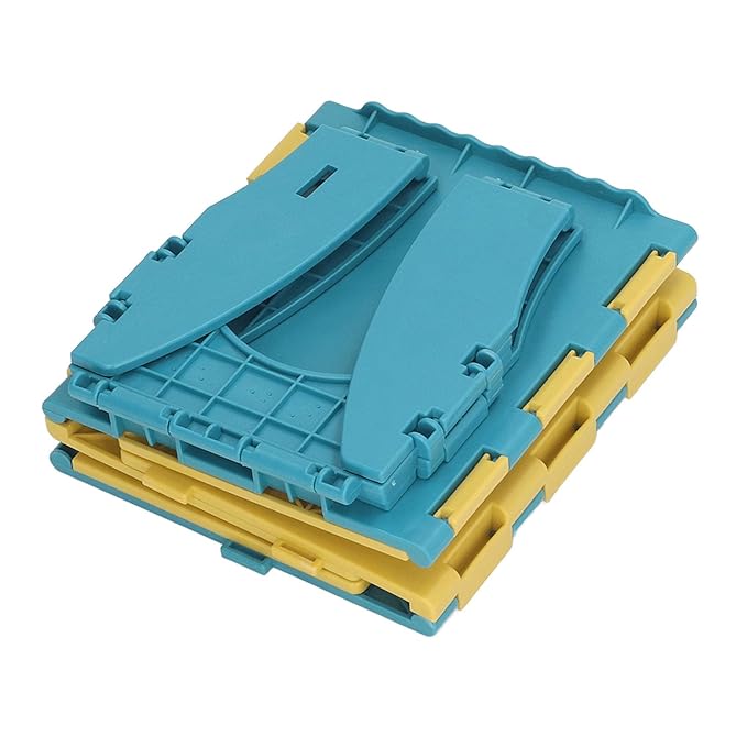 Portable Lightweight Foldable Toddler Potty Baby Toilet Camping Travel (Blue Yellow)