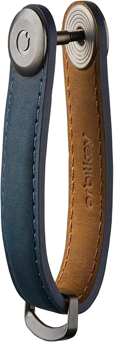 Orbitkey Crazy Horse Leather Key Organizer | Quiet Profile | Holds up to 7 Keys
