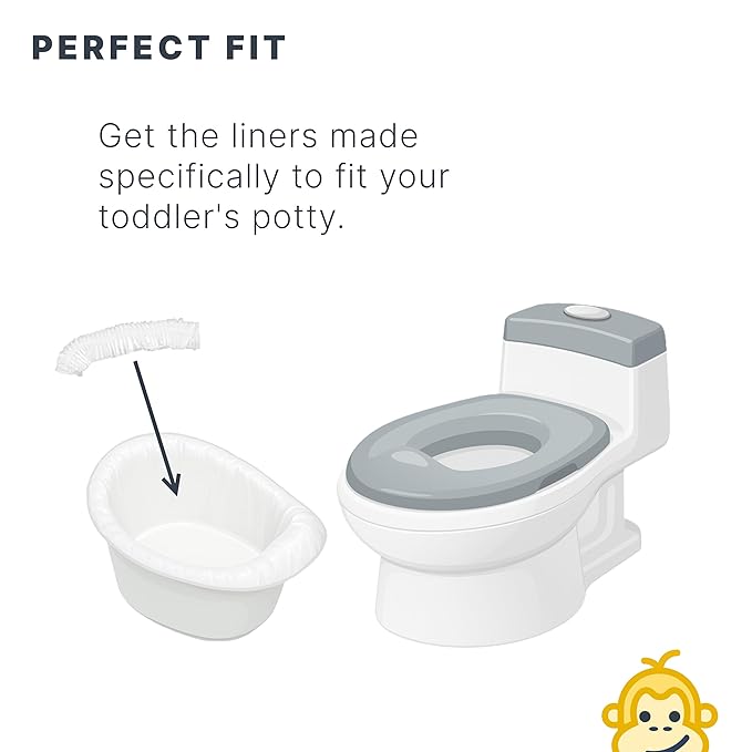 Premium Refill Potty Bags - Strong, Leak-Proof Bags for Travel Potties, Potty Chairs, Potty Seats & Portable Toilets (Regular Size, 30, Count)