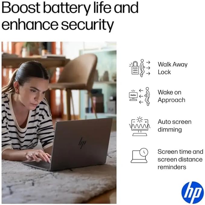 HP OmniBook X Flip 16 2-in-1 Laptop: 16" FHD+ Touchscreen, Intel Core Ultra 7 (NPU 47 Tops), 16GB RAM, 1TB SSD, Intel Arc 140V GPU, Copilot+ PC, Eclipse Gray, W/Pen Accessories, Windows 11 Pro