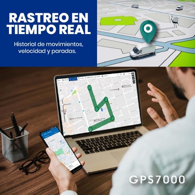 GPS7000-4G Hidden GPS Tracker for Vehicles | 30 Days of Service Included | Easy Self-Installation | After The 30 Days Included in The Service, You can Choose to Subscribe | No Hidden Fees