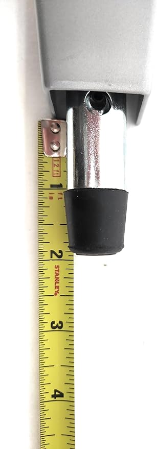 Pacific Doorware Heavy Duty Spring Loaded Step Down Push On Door Holder/Stopper (10, Aluminum)