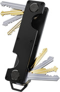 Key Organizer Key Holder Compact Key Case Minimalist Metal Key Chain Key Holder for Keychain Secures 8-10 Keys EDC