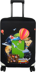 Explore Land Luggage Cover Suitcase Protector Fits 31-32 Inch Case (Travel, XL)