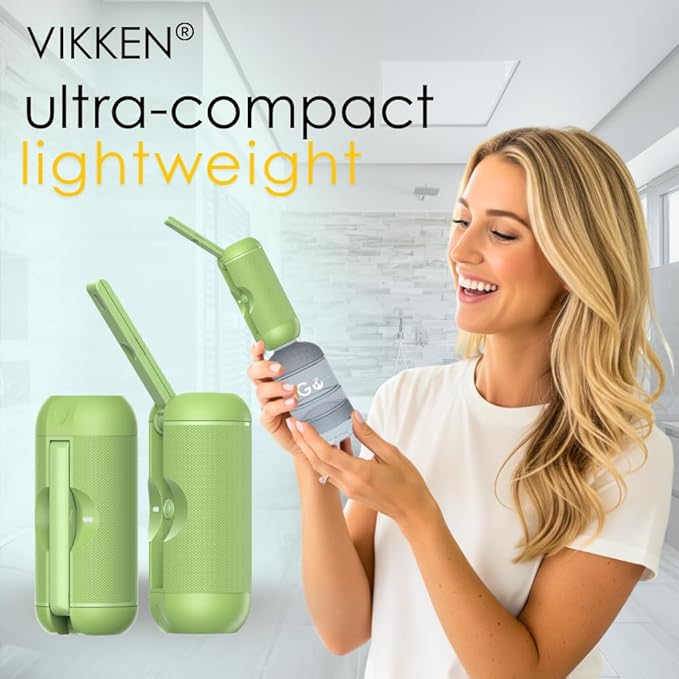 VIKKEN® 250ml iGo X Portable Travel Bidet USB-Type C Rechargeable Electric Mobile Handheld Ultra Strong Water Spray Personal Hygiene Self Care for Women & Men