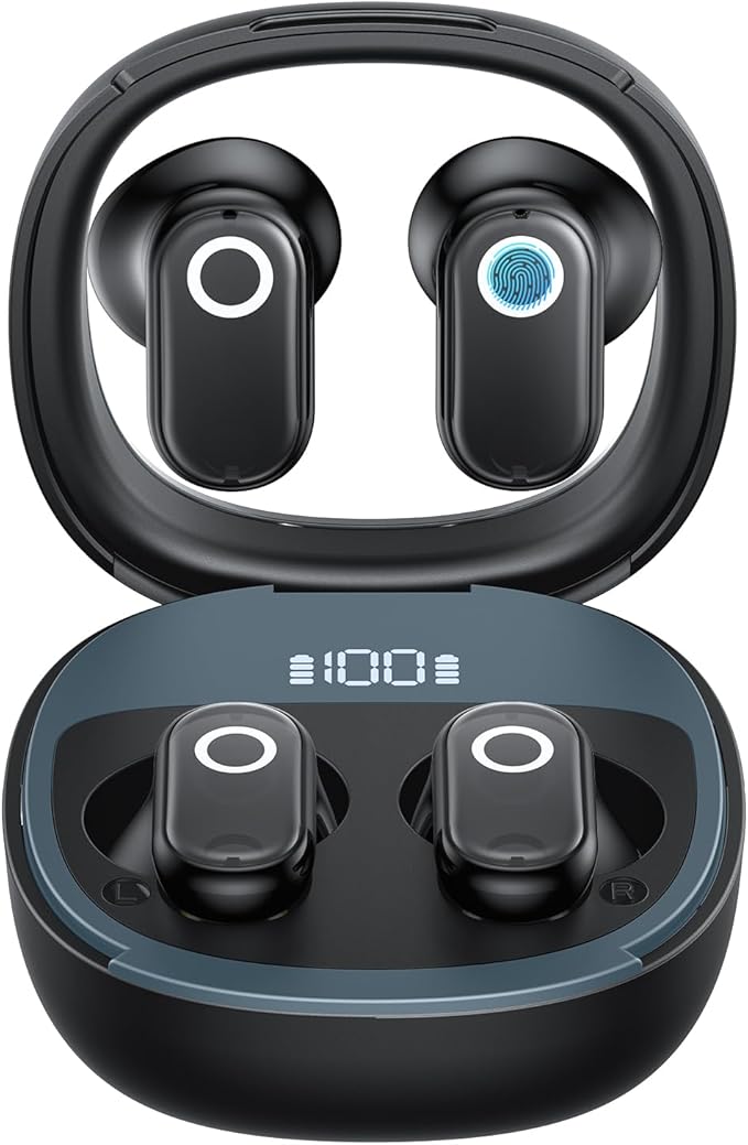 AI Translation Earbuds Real Time, 139 Language Translator Earbuds TWS 3-in-1 Translation Headphones, Translation Device for Travel Business Learning Compatible with iOS and Android, Black