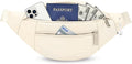 MAXTOP Large Crossbody Fanny Pack with 4-Zipper Pockets,Gifts for Enjoy Sports Festival Workout Traveling Running Casual Hands-Free Wallets Waist Pack Phone Bag Carrying All Phones