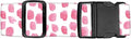 Luggage Straps for Suitcases Travel Belt Accessories, Cute Suitcase Strap, Adjustable Luggage Belt Strap, Heavy Duty with Quick-Release Buckle Luggage Strap Pink Polka Dots