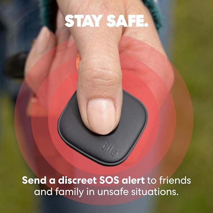 Tile by Life360 Starter Pack (2024) - Bluetooth Trackers and Item Finders for Keys, Wallets & More. Both iOS and Android Compatible. Phone Finder. 2-Pack (Black Mate/Slim)