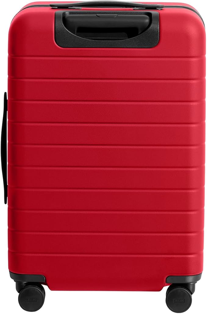 Away Bigger Carry-On Luggage, Lightweight Hardside Large Suitcase with Spinner Wheels, TSA Lock, Airline Approved, Cherry Red