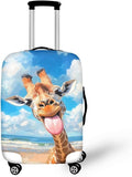 Giraffe Luggage Covers for Suitcase Universal Travel Luggage Cover Suitcase Protector Fits 26-29 Inch (Size L) Anti-Scratch Suitcase Covers Travel Essential Funny Animal Baggage Cover