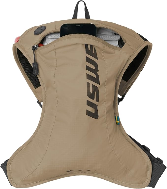 USWE Outlander Moto Hydration Pack, Running, Hiking Hydration Backpack with Water Bladder, Hydropack for Men and Women, Backpack Gear and Equipment for Cycling, MTB