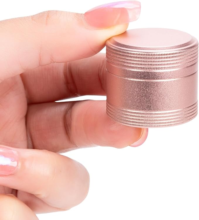 Portable Metal Pill Box Single Waterproof Pill Case for Daily - Pocket Purse Pill Container Medicine Organizer Holder for Vitamins Medication Fish Oils Pink