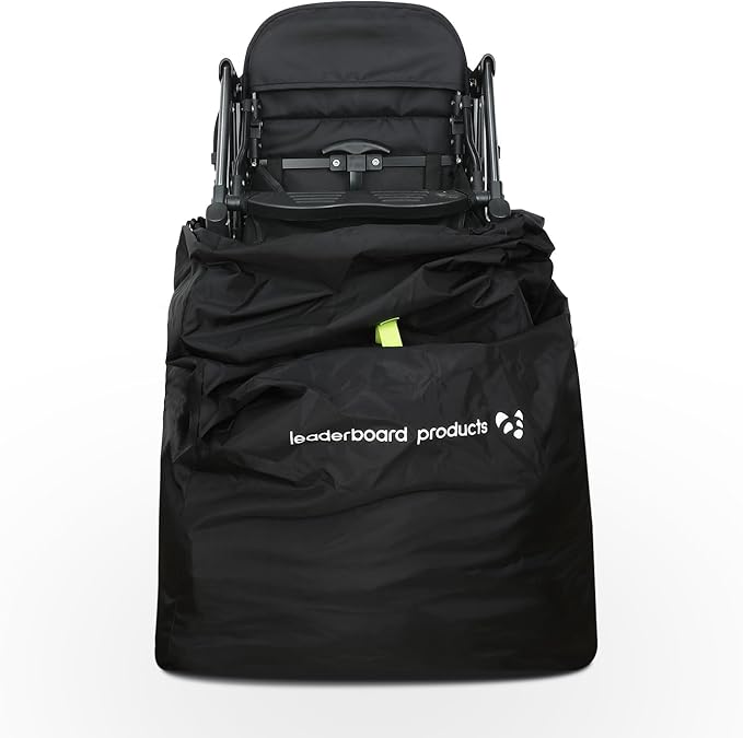 X-Large Stroller bag - Airport Gate checkin luggage - Children Travel Must Have - Single, Jogger and Double Baby Stroller Cover For Airplane Travel - Famiily Vacation- Fits Most Strollers - Durable