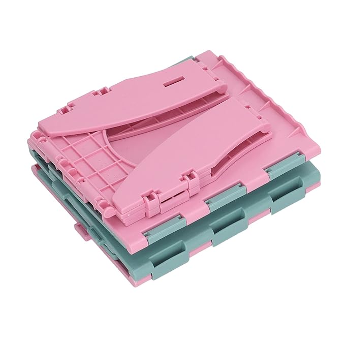 Portable Lightweight Foldable Toddler Potty Baby Toilet Camping Travel (Green Pink)