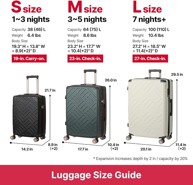 LEGEND WALKER DECK Hardside Expandable Luggage, 29 inch, Green, 5514-69-GR