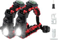 20 in 1 Survival Paracord Bracelet Adjustable Gear Kit with SOS LED Light, Fire Starter, Bigger Compass, Survival Whistle, Perfect for Camping, Hiking, Fishing