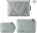 Eagle Creek Pack-It Starter Set - Includes S Isolate Cube, M Isolate Cube & L Pack-It Reveal Garment Folder - Lightweight Travel & Storage Essentials - Storm Grey