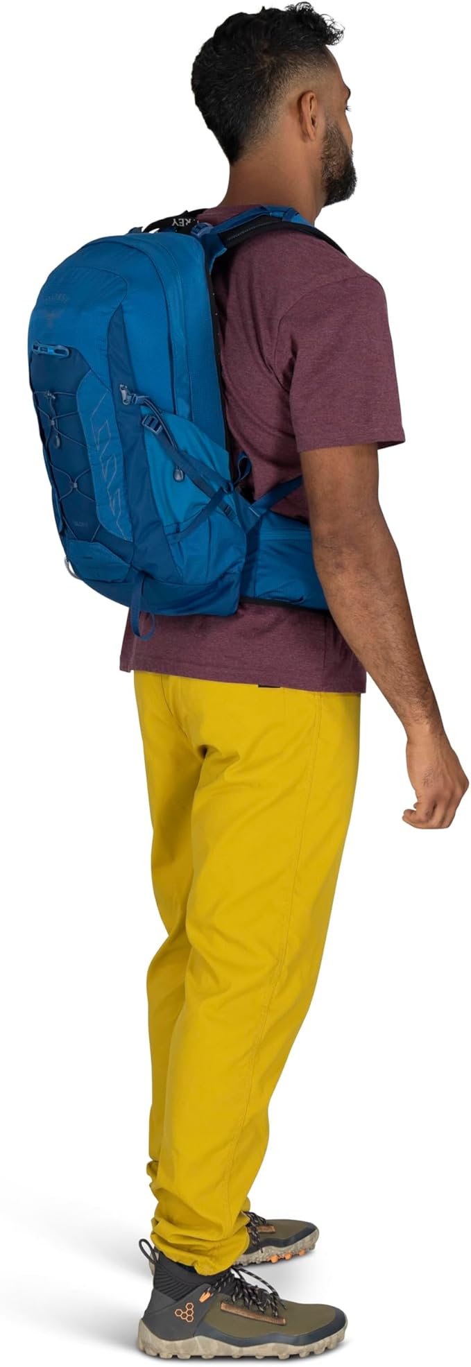 Osprey Talon 11L Men's Lightweight Hiking Backpack with Hipbelt, Green Canopy