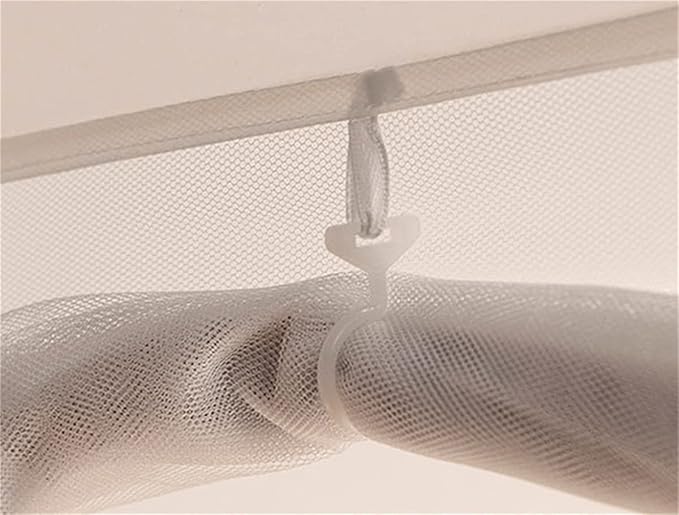 CdyBox Folding Mosquito Net Tent Canopy Curtains for Beds Home Bedroom Decor (Gray, 1.5X2.0m)
