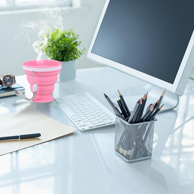 3 Pack Collapsible Cups for Traveling,Collapsible Travel Cup,Portable Reusable Silicone Drinking Folding Cup Set with Lid for Outdoor Adventures,Camping, Hiking, and Daily Use