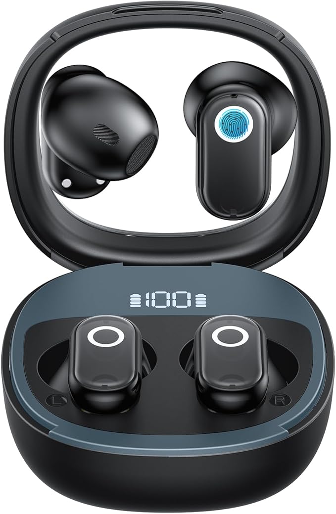 AI Translation Earbuds Real Time, 139 Language Translator Earbuds TWS 3-in-1 Translation Headphones, Translation Device for Travel Business Learning Compatible with iOS and Android, Black