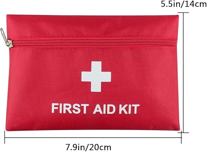 AOUTACC 12 Pack First Aid Kit Empty Bag, Travel Empty First Aid Kit Pouch for Emergency at Home, Office, Car, Outdoors, Boat, Camping, Hiking(Bag Only)
