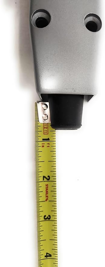 Pacific Doorware Heavy Duty Spring Loaded Step Down Push On Door Holder/Stopper (10, Aluminum)
