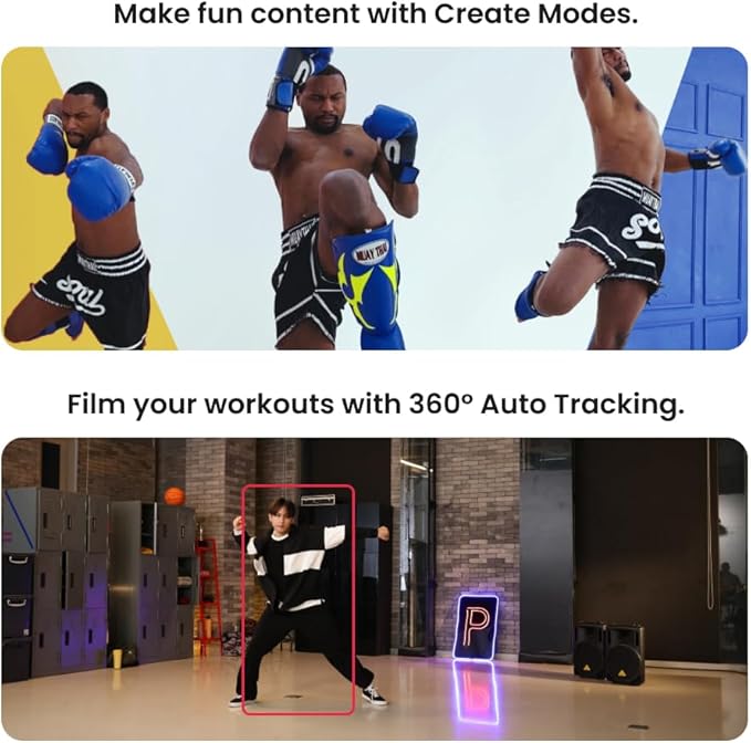 Pivo Pod Classic Auto Tracking Phone Holder, Face & Body Tracker, 360° Rotation, Stand for Content Creation with Remote Control, Smart Mount and Travel Case