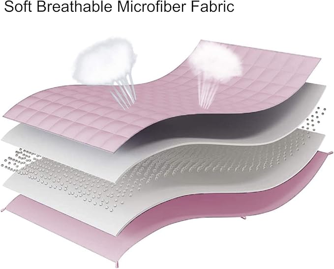 L'AGRATY Weighted Blanket - 60"x80" 22lbs Cooling Breathable Heavy Blanket Microfiber Material with Glass Beads Big Blanket for Adult All-season Summer Fall Winter Soft Thick Comfort Blanket