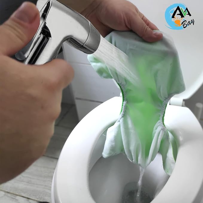 Handheld Bidet Sprayer for Toilet - Triple Mode Spray: Cloth Diaper Washer, Jet Spray & Gentle Stream | Premium Adjustable Hose Sprayer Attachment for Muslim Shower Shattaf | Portable Bidet Included