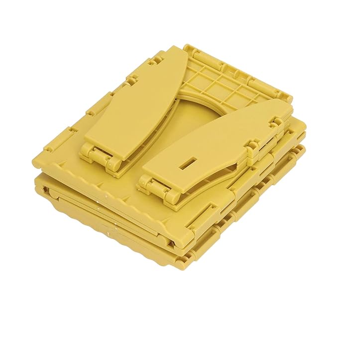 Portable Lightweight Foldable Toddler Potty Baby Toilet Camping Travel (Yellow)