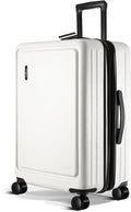 24 Inch Luggage with Spinner Wheels, Hard Shell Suitcase with TSA Locks for Luggage, Travel Large Suitcase, Expandable Hard Shell Suitcases, White