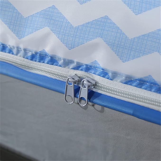 CdyBox Folding Mosquito Net Tent Canopy Curtains for Beds Home Bedroom Decor (Blue, 1.2X2.0m)