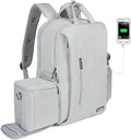 CADeN Camera Backpack w/ 15.6" Laptop Compartment, USB Charge Port, Tripod Holder, Rain Cover Compatible for Sony Canon Nikon