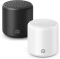 Dreamegg Sound Machine - Portable Sound Machine for Baby%Adults, 16 Soothing Sounds, Timer, Travel Mini White Noise Sound Machine for On-The-go Home Baby Shower Registry Gift, 2 Pack, White&Black