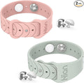 Hion Motion Sickness Bracelets Sea Sickness Wristbands for Motion Sickness/Morning Sickness/Pregnancy Nausea Anti Nausea Wristband Acupressure Nausea Bands Motion Sickness Bands(Beryl+Pink